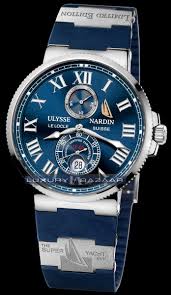 Ulysse Nardin Super Yacht Cup (SS / Azul / Rubber) 263-67-3/43YA Replica Reloj